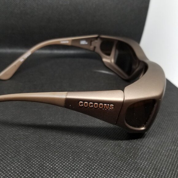 Cocoon Wide Line (ML) Sand Polarized Amber fit over sunglasses main image 5
